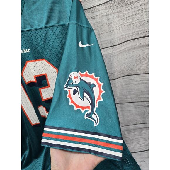 VTG 90s DAN MARINO NIKE JERSEY XL MIAMI DOLPHINS #13 FOOTBALL NFL TEAM SPORTS - Picture 4 of 9